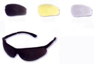 SHOOTING-2 Shooting Glasses 3 Interchangeable Lenses
