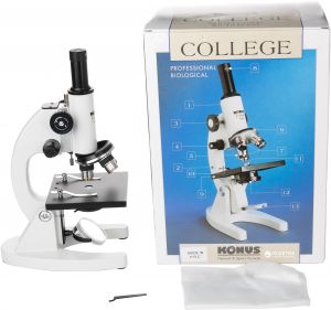 KIT: Biological microscope COLLEGE 600х + halogen lighting + Digital Microscope Imager DMI 2 Mpx
