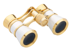 Театрален бинокъл OPERA-43 3x25 CF бял